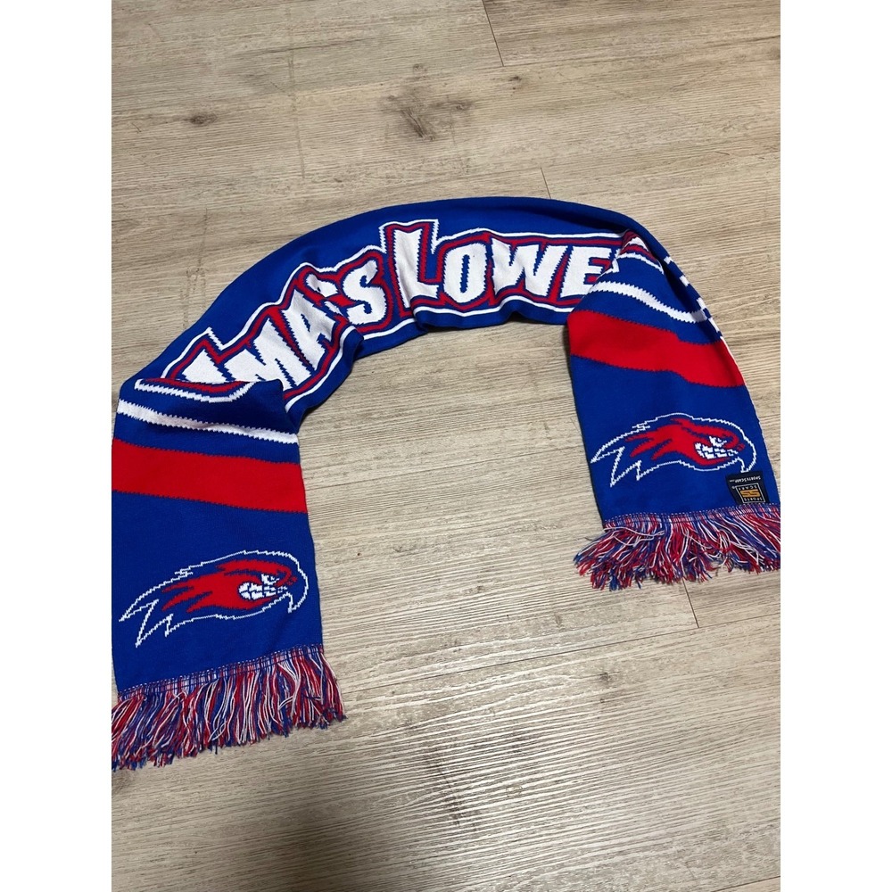 Umass Lowell Riverhawks Blue White United In Blue Mascot‎ Scarf NCAA